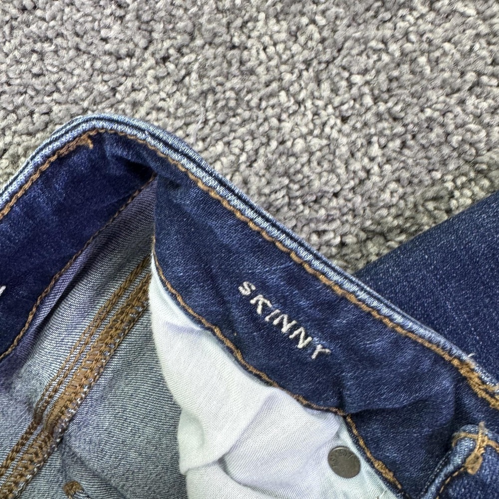 American Eagle Jeans Womens 2 Short Blue Skinny Next Level Medium Wash Denim - Picture 7 of 8
